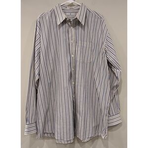 Pierre Balmain Striped Long Sleeve Button Down